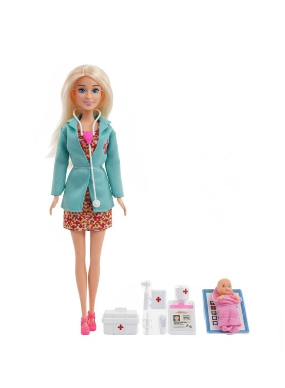 Aksesuarlı Model Bebek Doktor Seti - 115225A