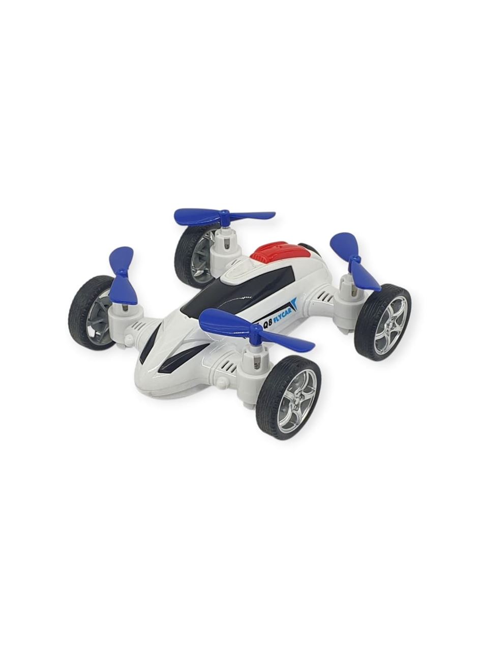 Sürtmeli Drone Araba Hareketli Pervane - Beyaz