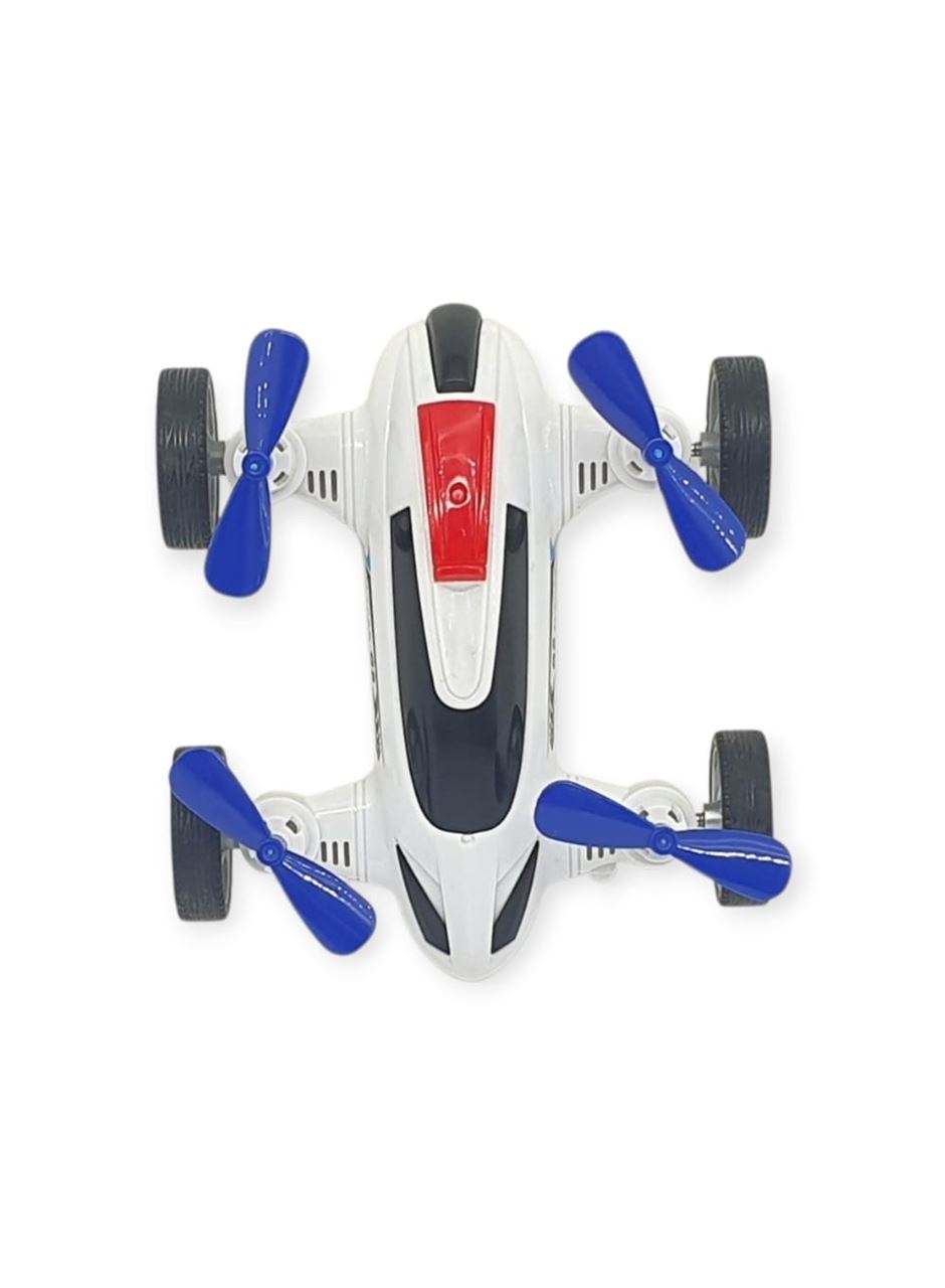 Sürtmeli Drone Araba Hareketli Pervane - Beyaz