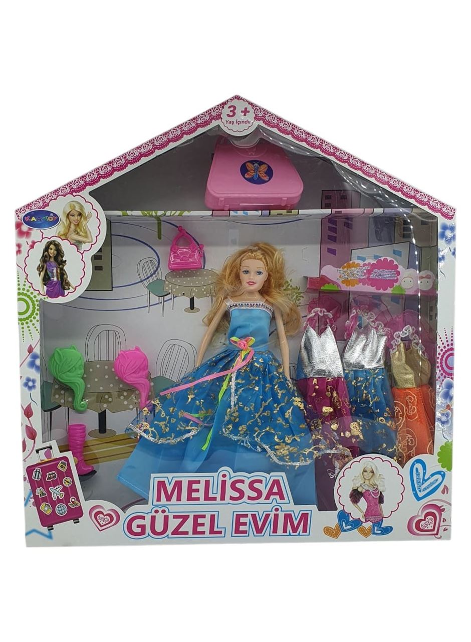 Bebek Yedek Elbiseli Ve Aksesuarlı - 1115-21 - Mavi