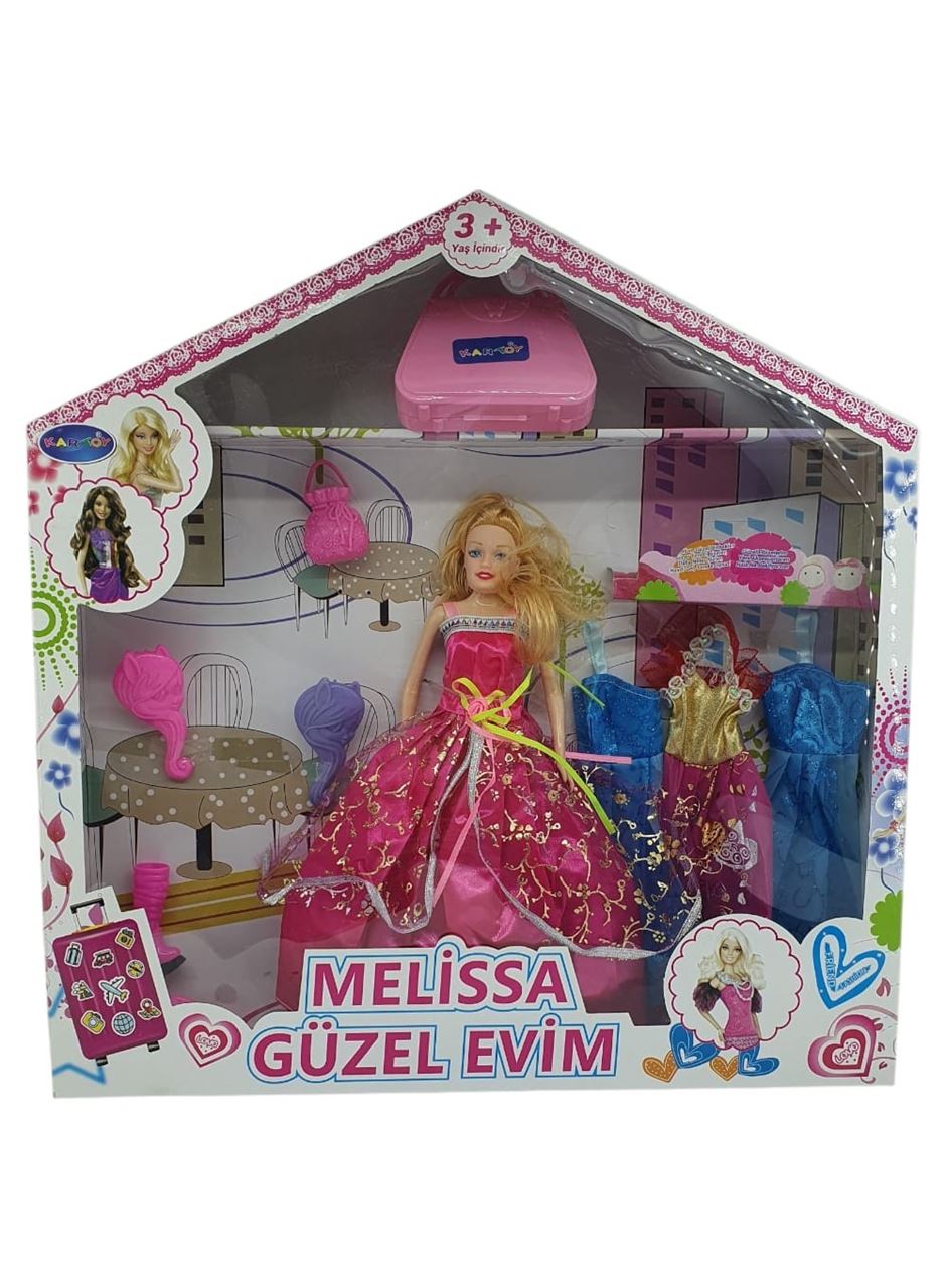 Bebek Yedek Elbiseli Ve Aksesuarlı - 1115-21 - Pembe
