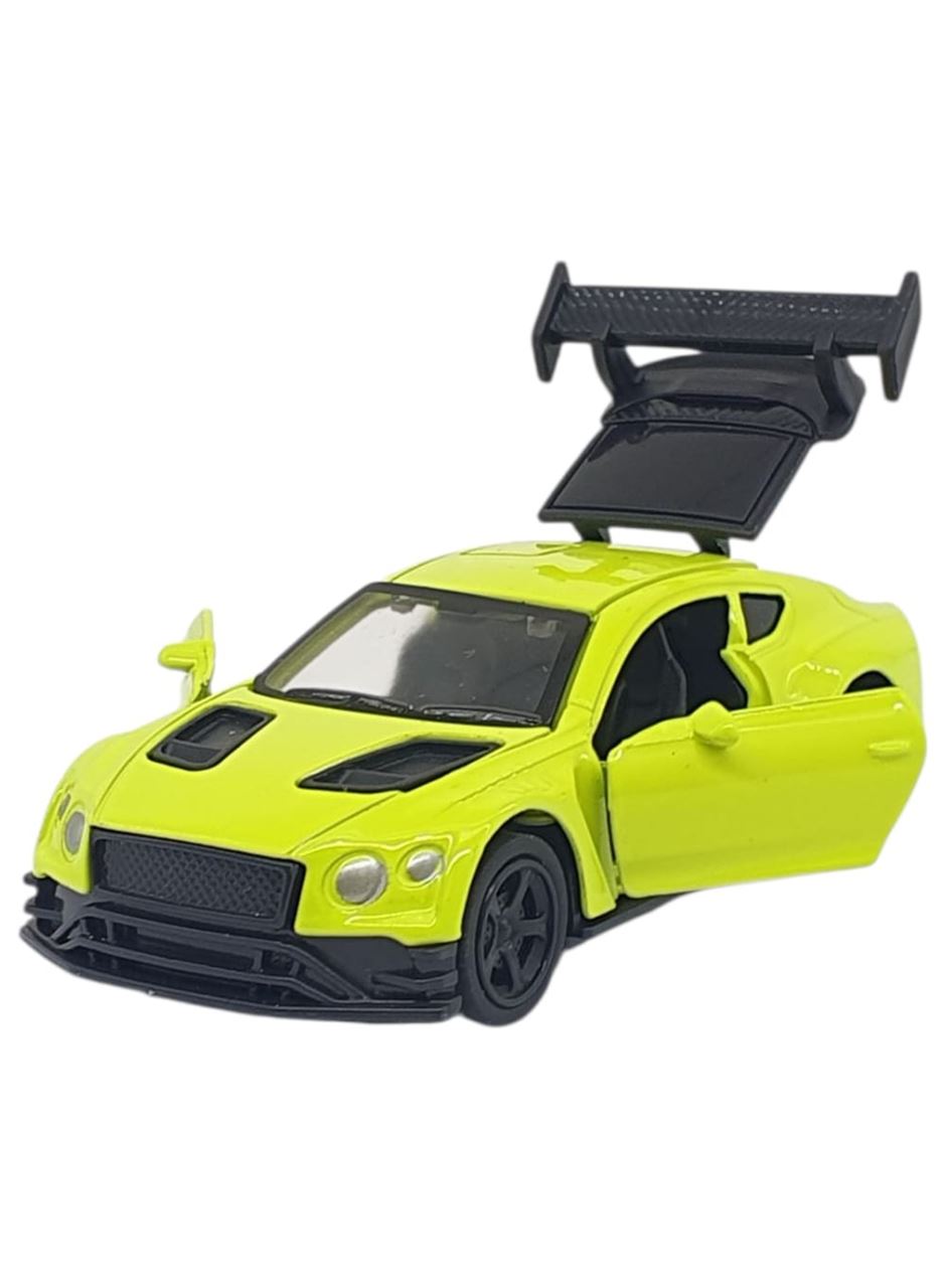 Çek Bırak Metal Küçük Arabalar 8 cm - 6411A-6 - Açık Yeşil