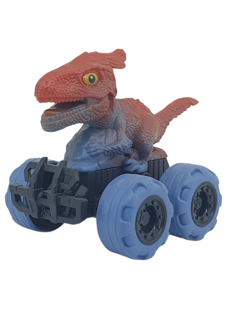 Sürtmeli Dinazor Arabalar 12 cm - H-20 - Parasaurolophus - Mavi