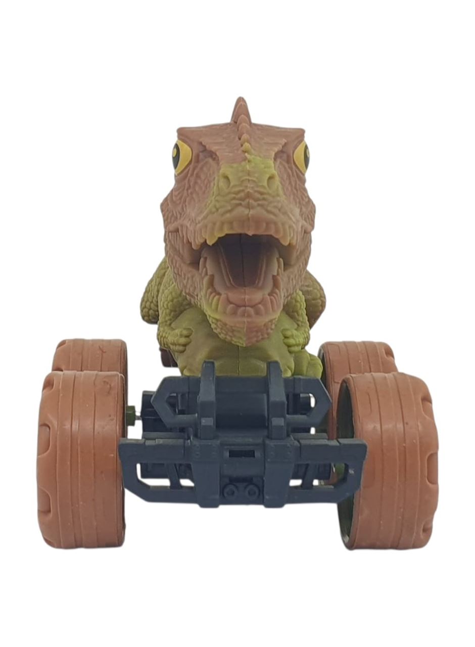 Sürtmeli Dinazor Arabalar 12 cm - H-20 - Stegosaurus -Kahverengi