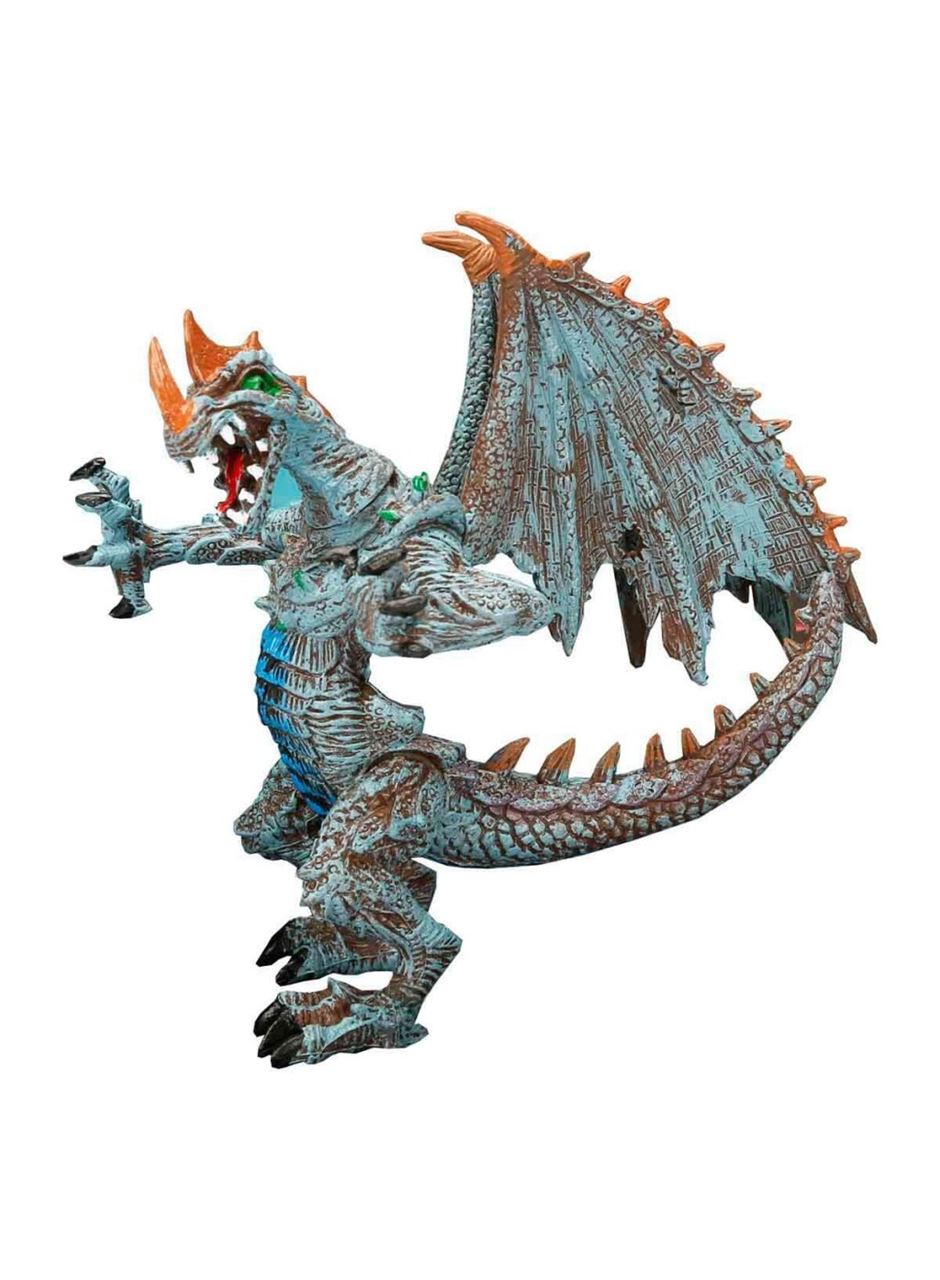 Standlı Ejderha Figürü 13 cm - Mavi