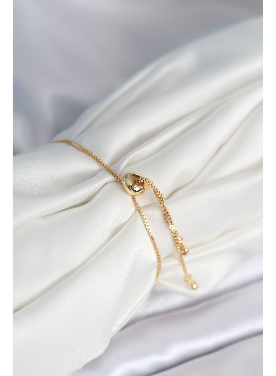 Yıldız Model Asansörlü Gold Renk Kadın Bileklik