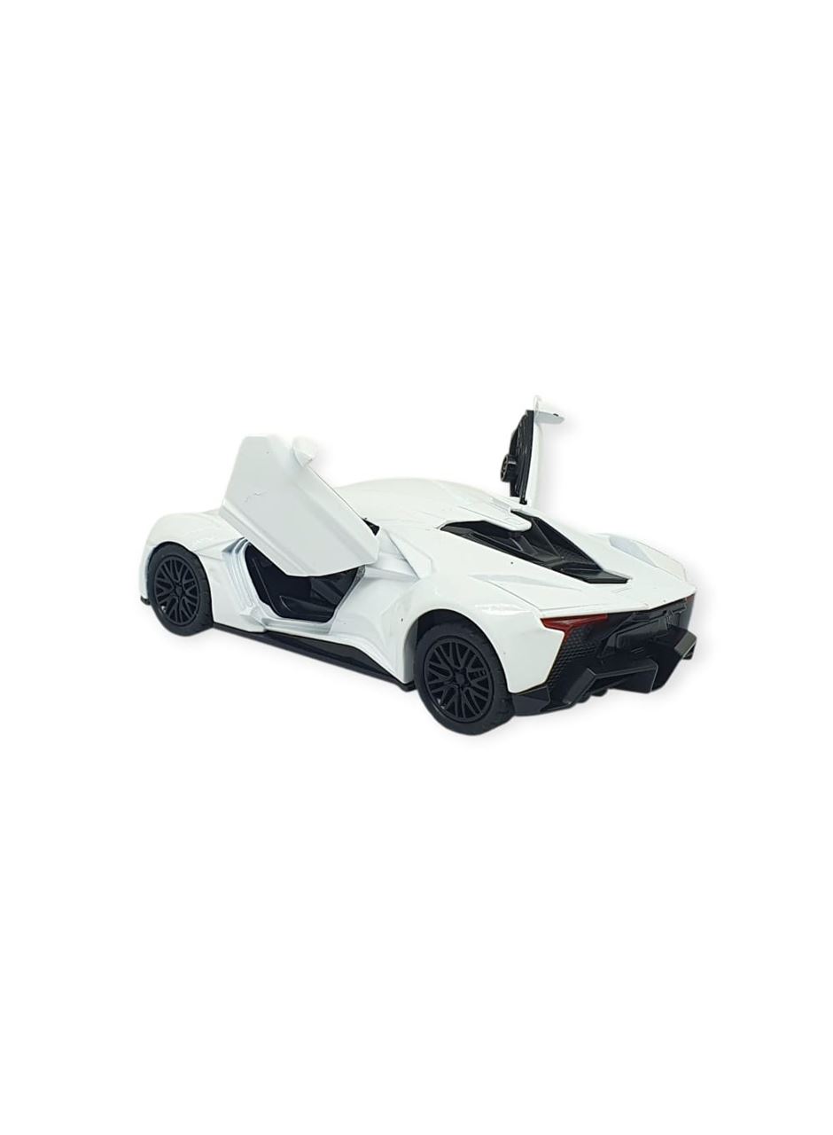 Çek Bırak Metal Arabalar 13 cm - SR2210- Beyaz