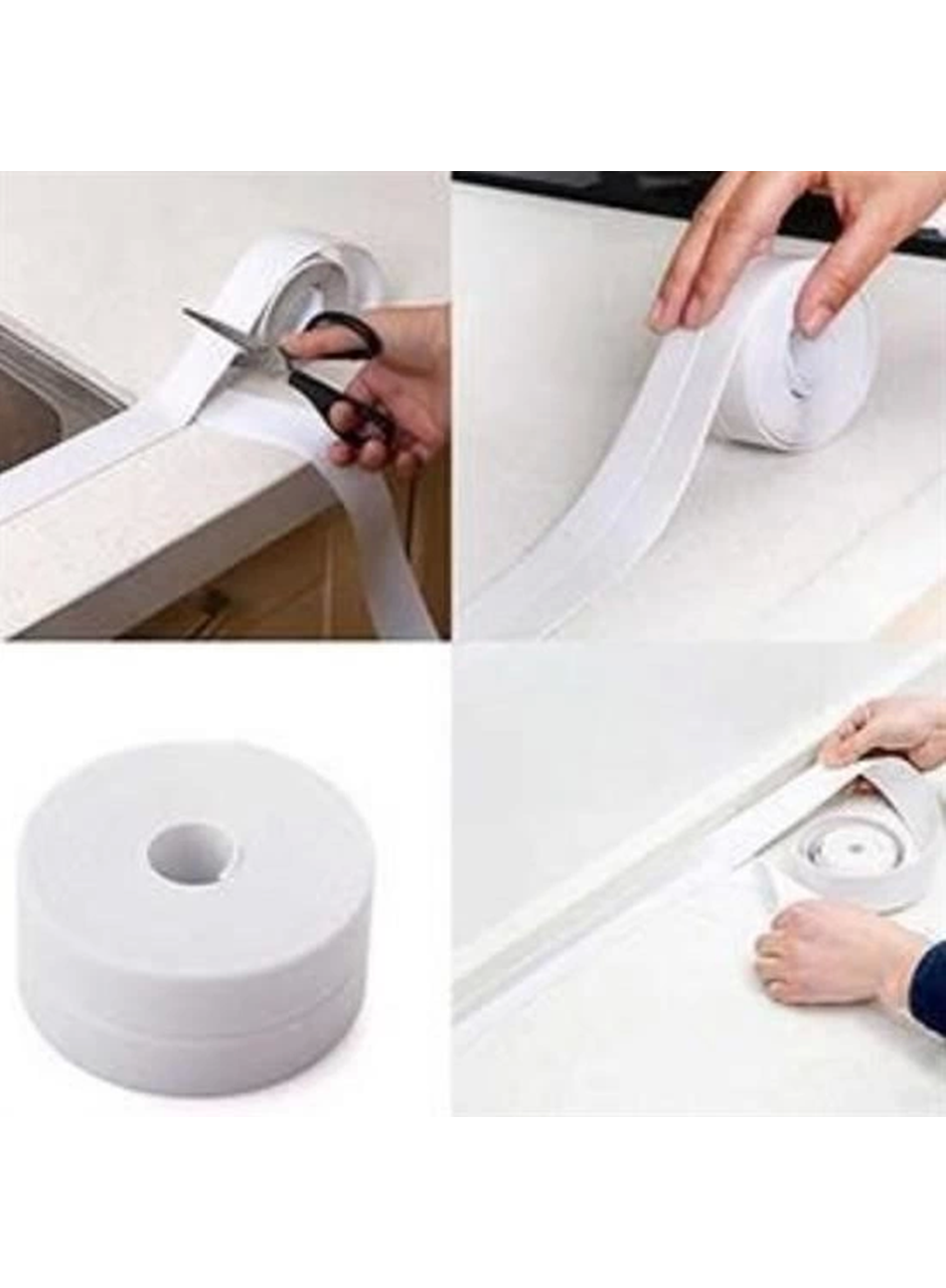 2 li Su Sızdırmaz Banyo Mutfak Lavabo Küvet İzolasyon Şerit Bant Pratik Ürün (