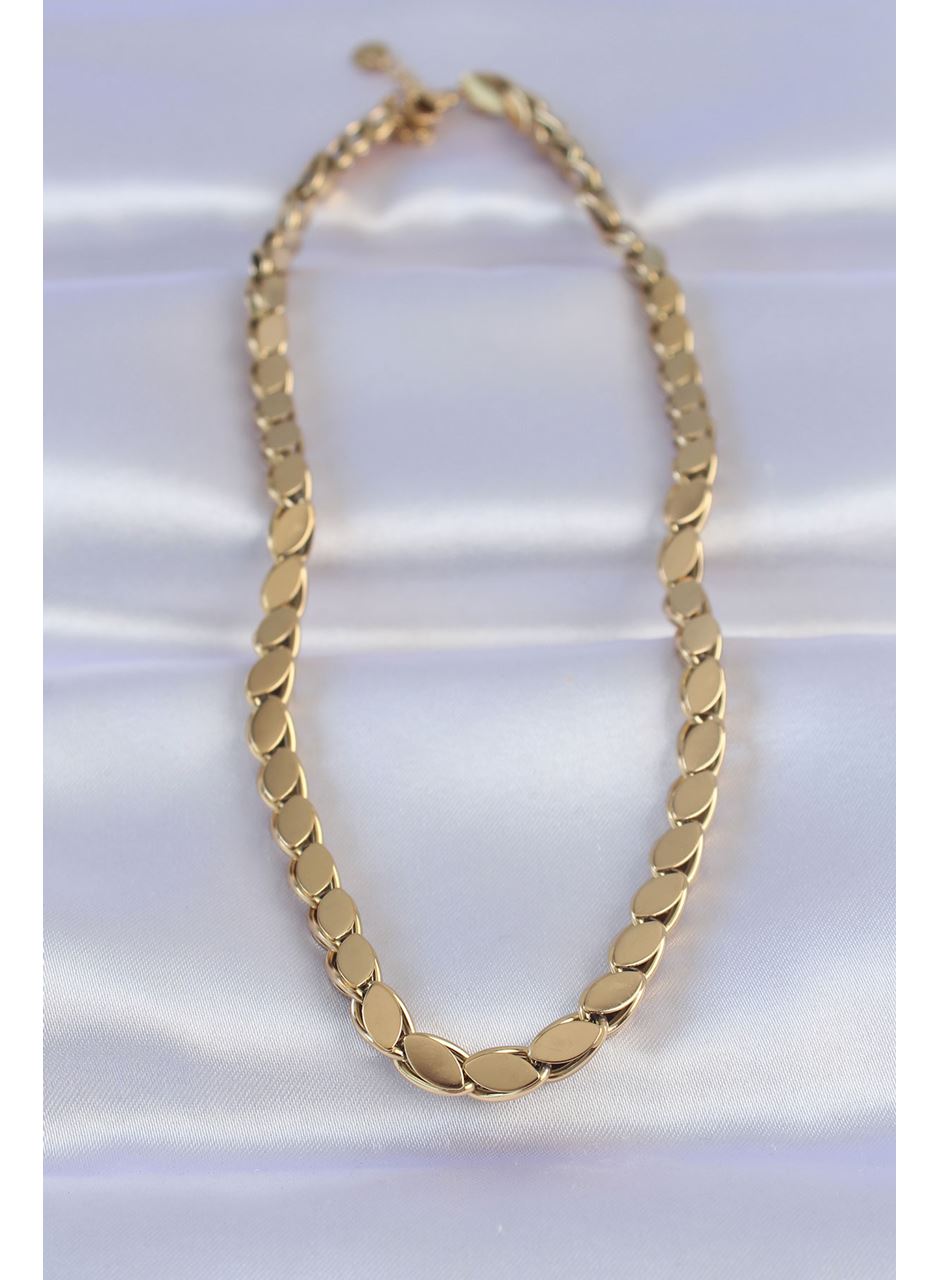 316L Çelik Gold Renk Arpa Model Kolye