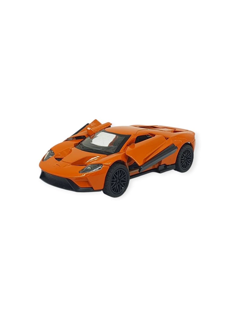 Çek Bırak Metal Arabalar 13 cm - SR2211- Turuncu