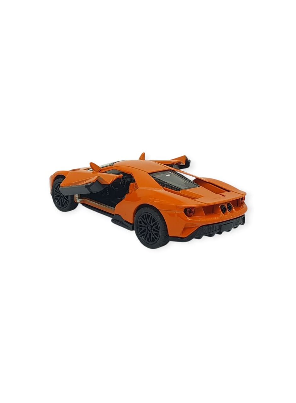 Çek Bırak Metal Arabalar 13 cm - SR2211- Turuncu