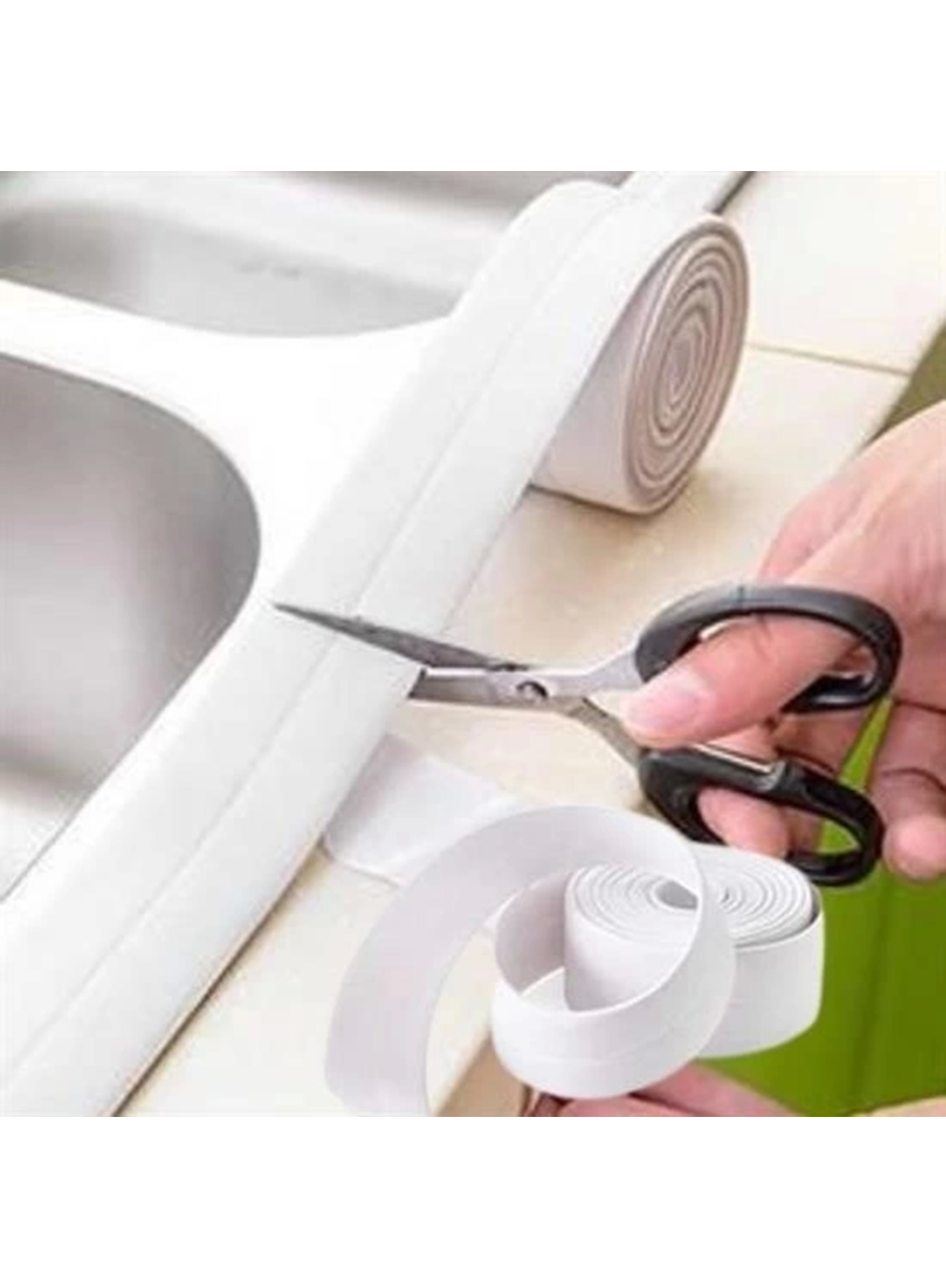6 lı Su Sızdırmaz Banyo Mutfak Lavabo Küvet İzolasyon Şerit Bant Pratik Ürün (