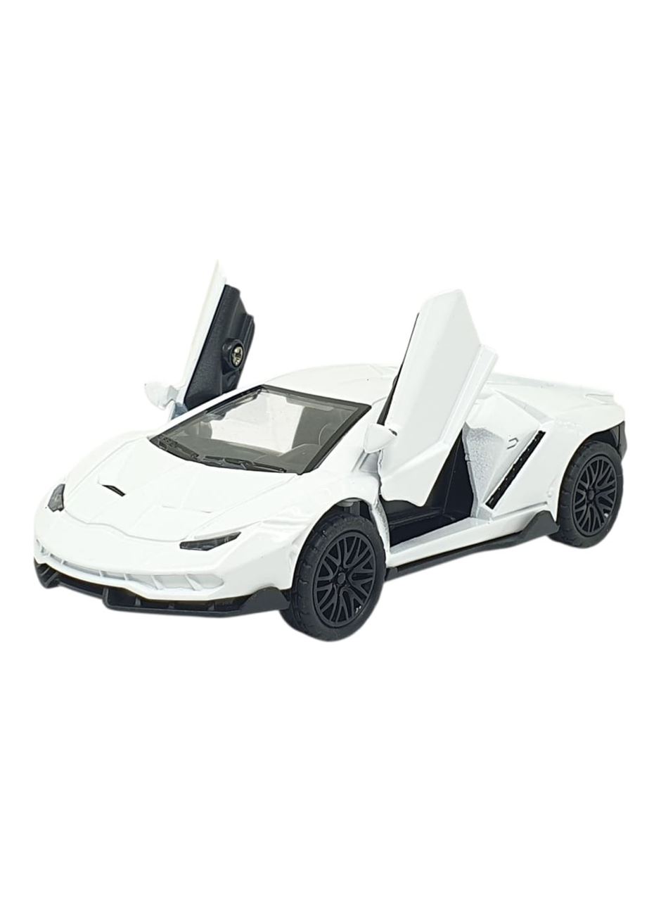 Çek Bırak Metal Arabalar 13 cm - SR2213- Beyaz