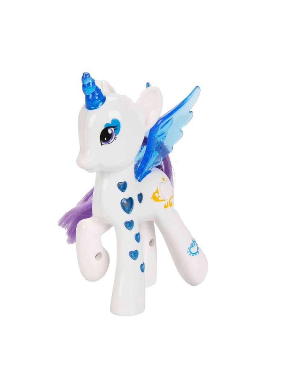 Işıltılı Pony Figür - Işıklı Figür - Mavi