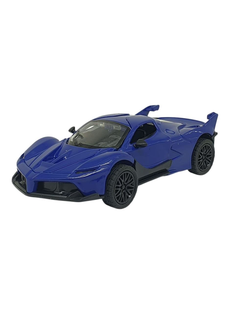 Çek Bırak Metal Arabalar 13 cm - SR2212- Mavi