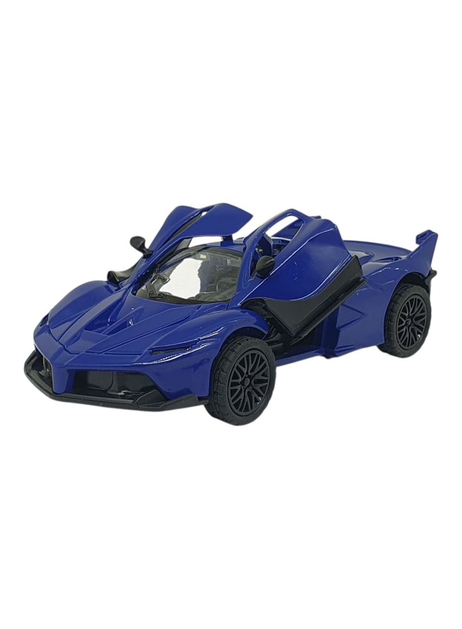 Çek Bırak Metal Arabalar 13 cm - SR2212- Mavi