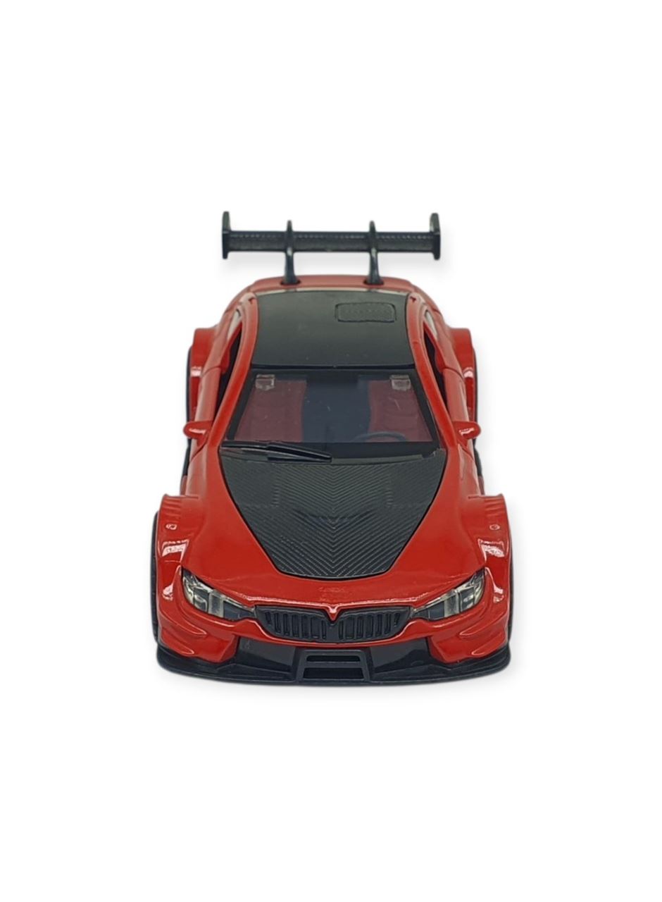 Çek Bırak Metal Arabalar 12 cm - 3671C - Kırmızı