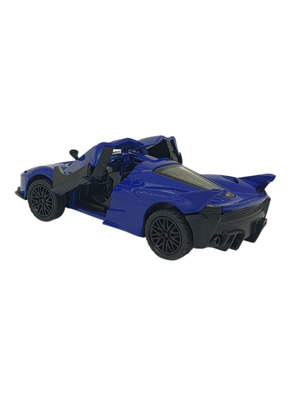 Çek Bırak Metal Arabalar 13 cm - SR2212- Mavi