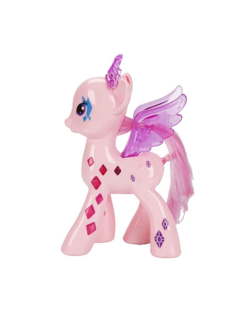 Işıltılı Pony Figür - Işıklı Figür - Pembe