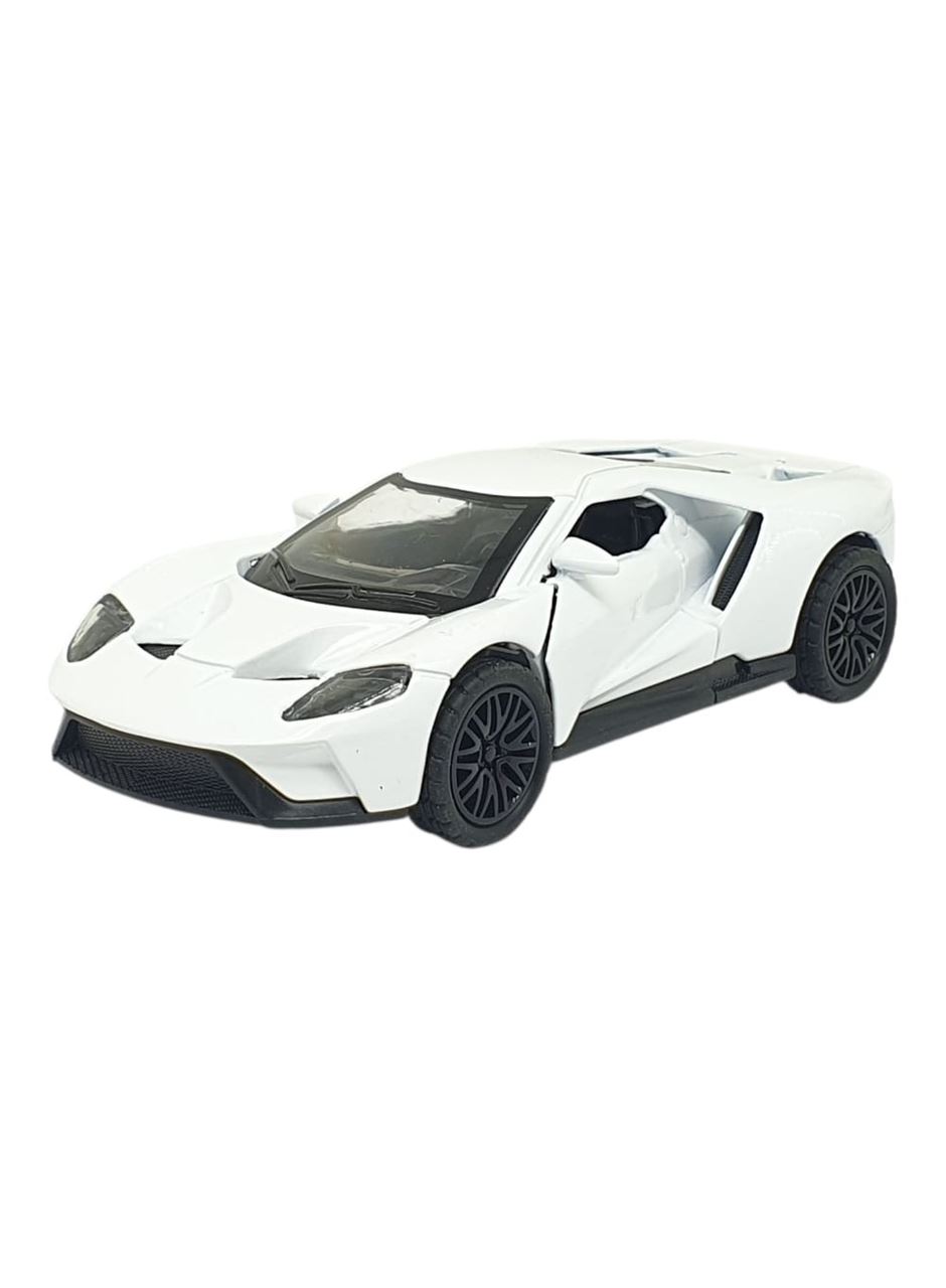 Çek Bırak Metal Arabalar 13 cm - SR2211- Beyaz