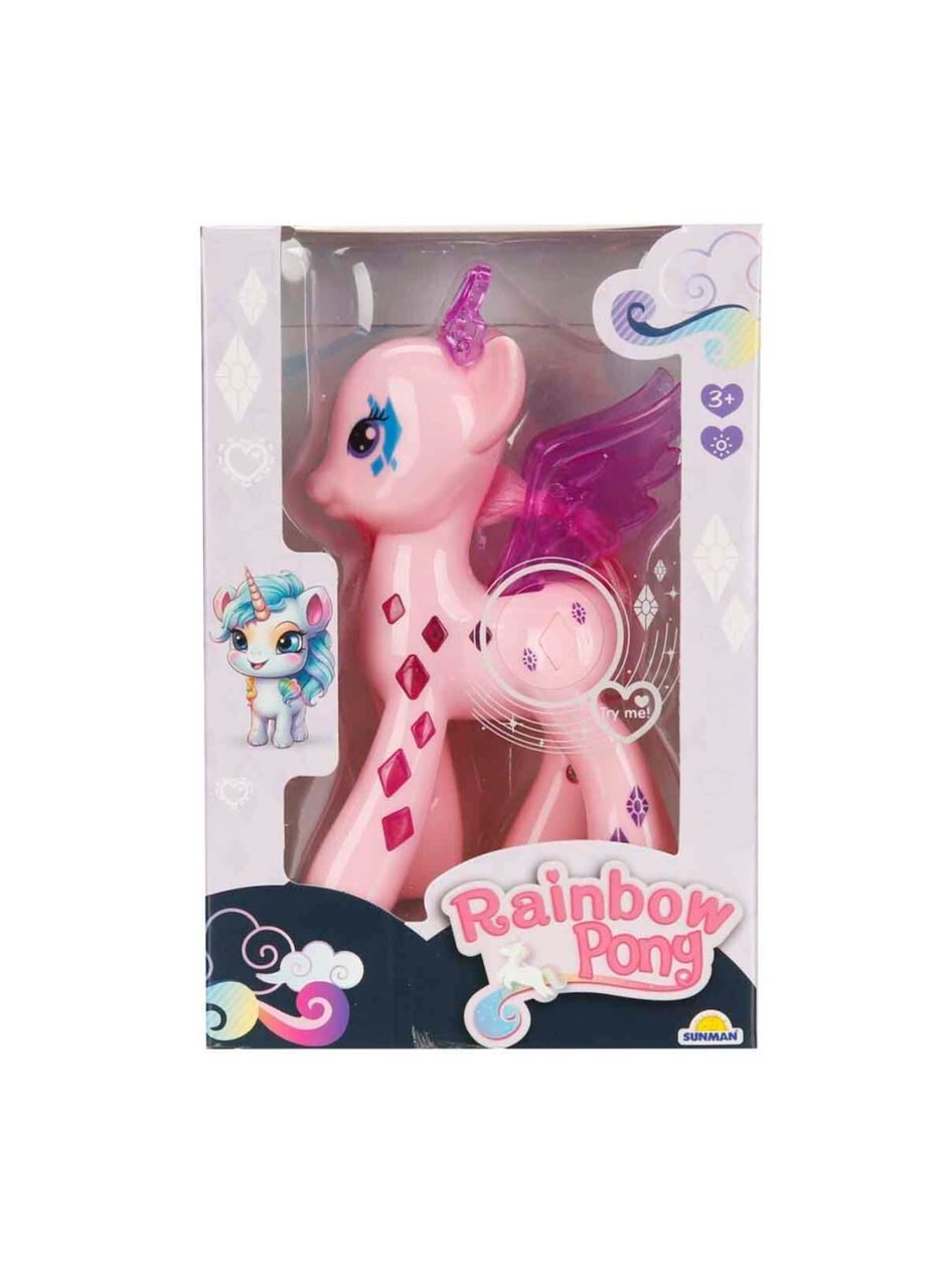 Işıltılı Pony Figür - Işıklı Figür - Pembe