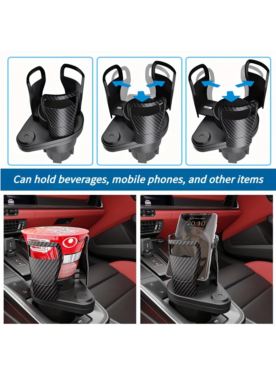 2’si 1 Arada Ayarlanabilir Araç Bardak Tutucu, Genişleyebilir Üst Kısım 3”-6.2”, Şişe Adaptörü, Araba Organizatörü, Dayanıklı Taban, Ramblers Hydroflask Uyumlu, Modern Araç Düzenleyic (