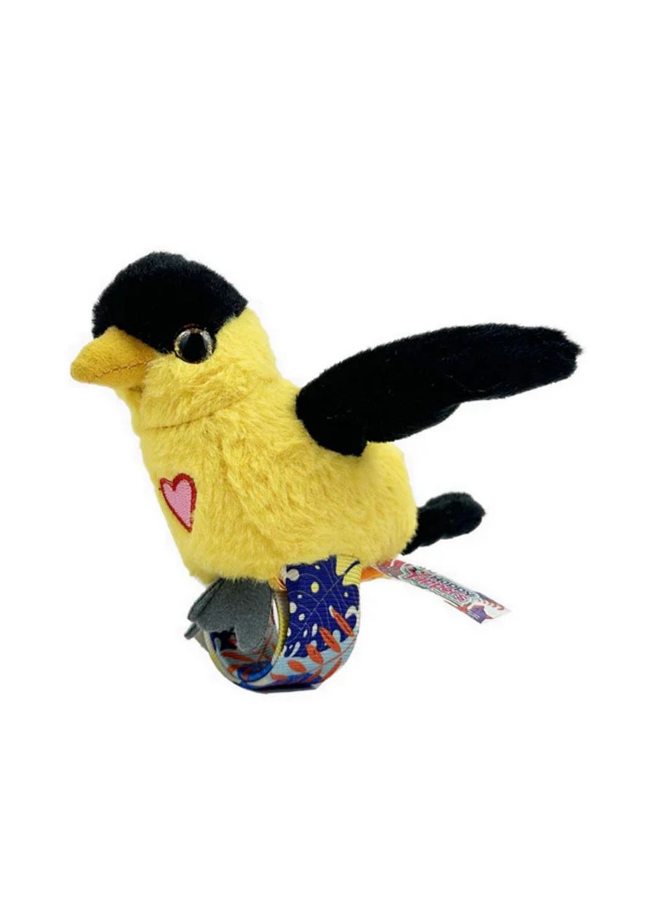 Peluş Ses Tekrarlı Hayvan Bileklik Aksesuar - Saka Kuşu