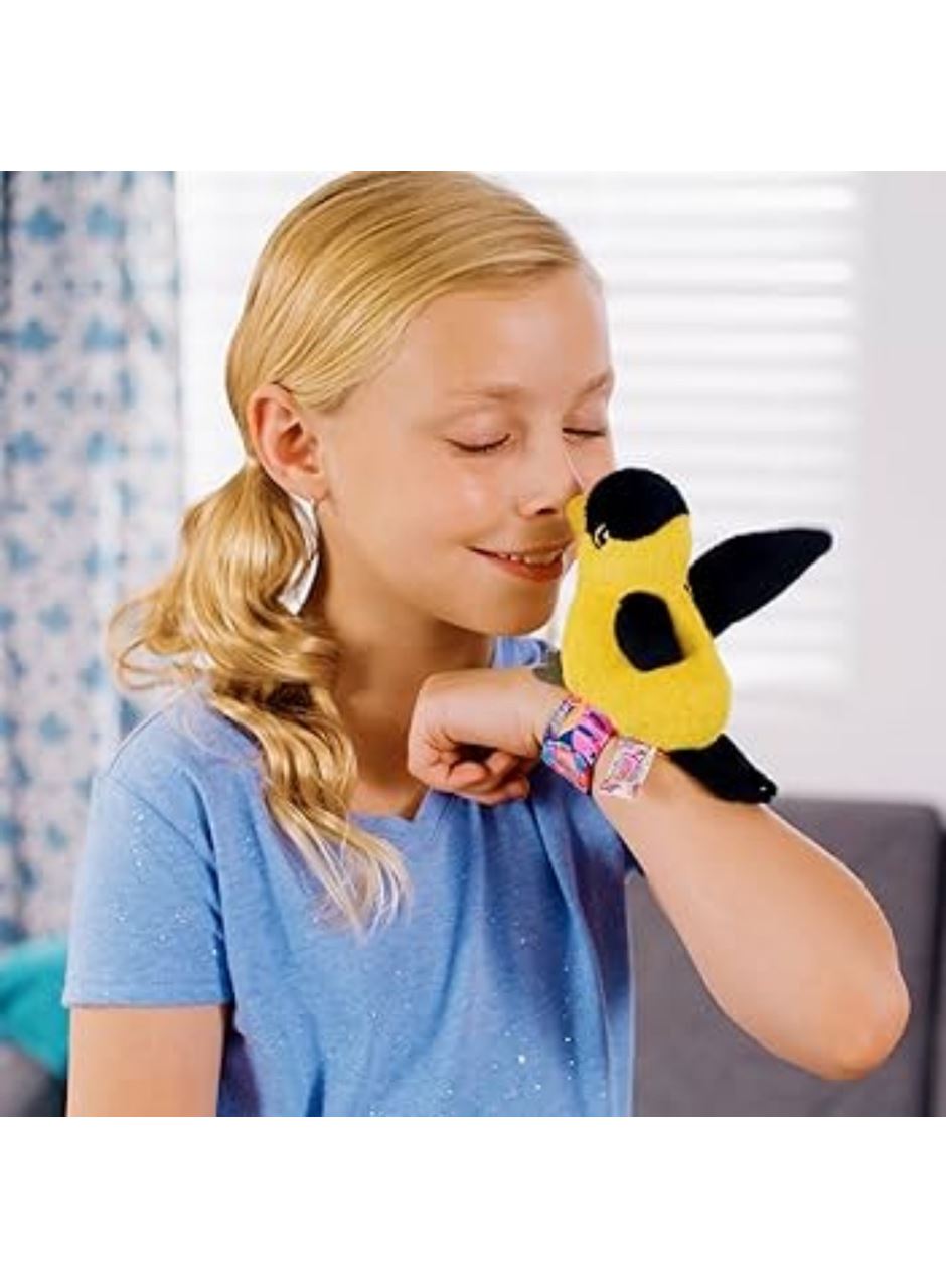 Peluş Ses Tekrarlı Hayvan Bileklik Aksesuar - Saka Kuşu