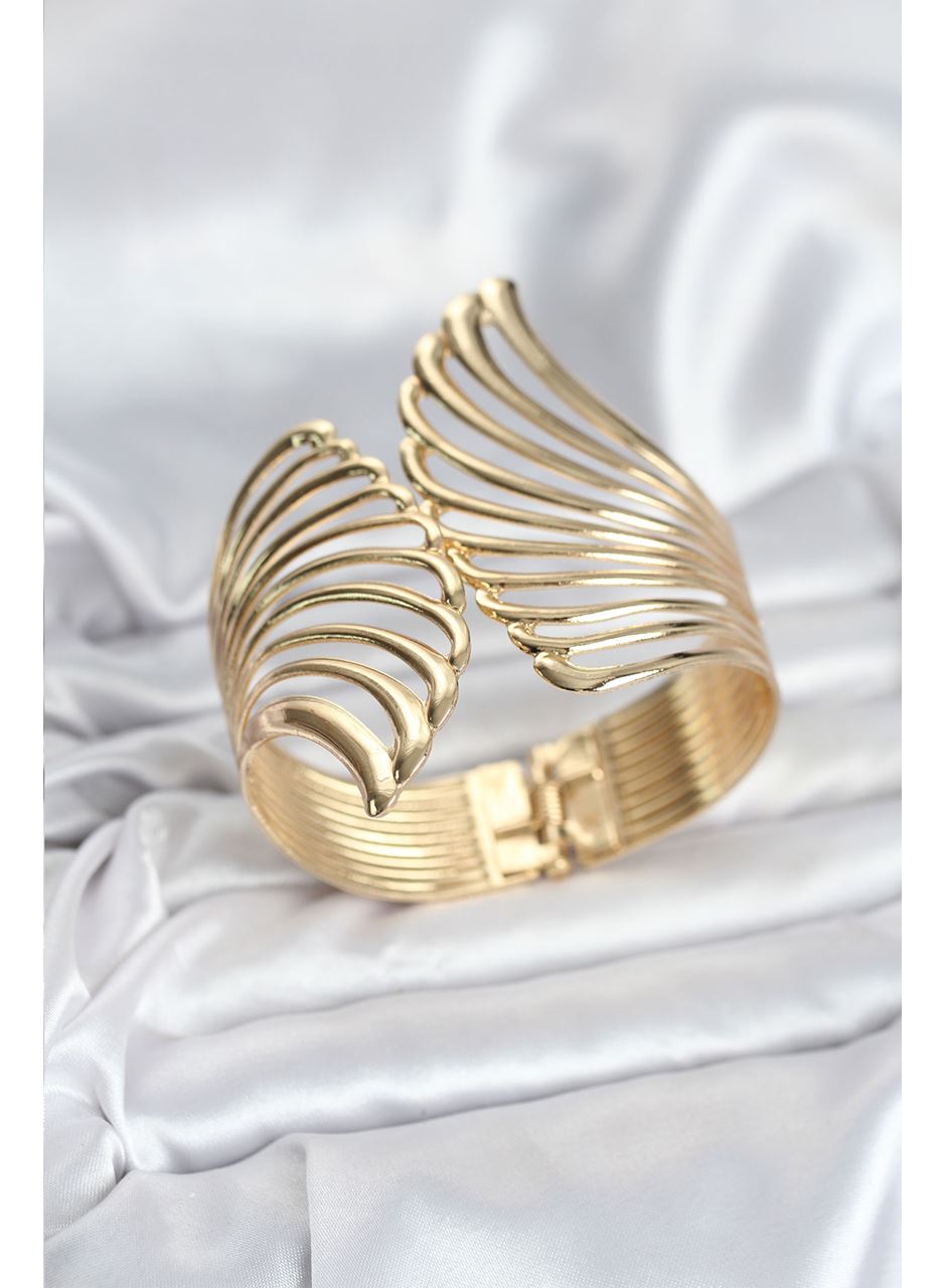 Pirinç Gold Renk Vintage Kadın Bileklik