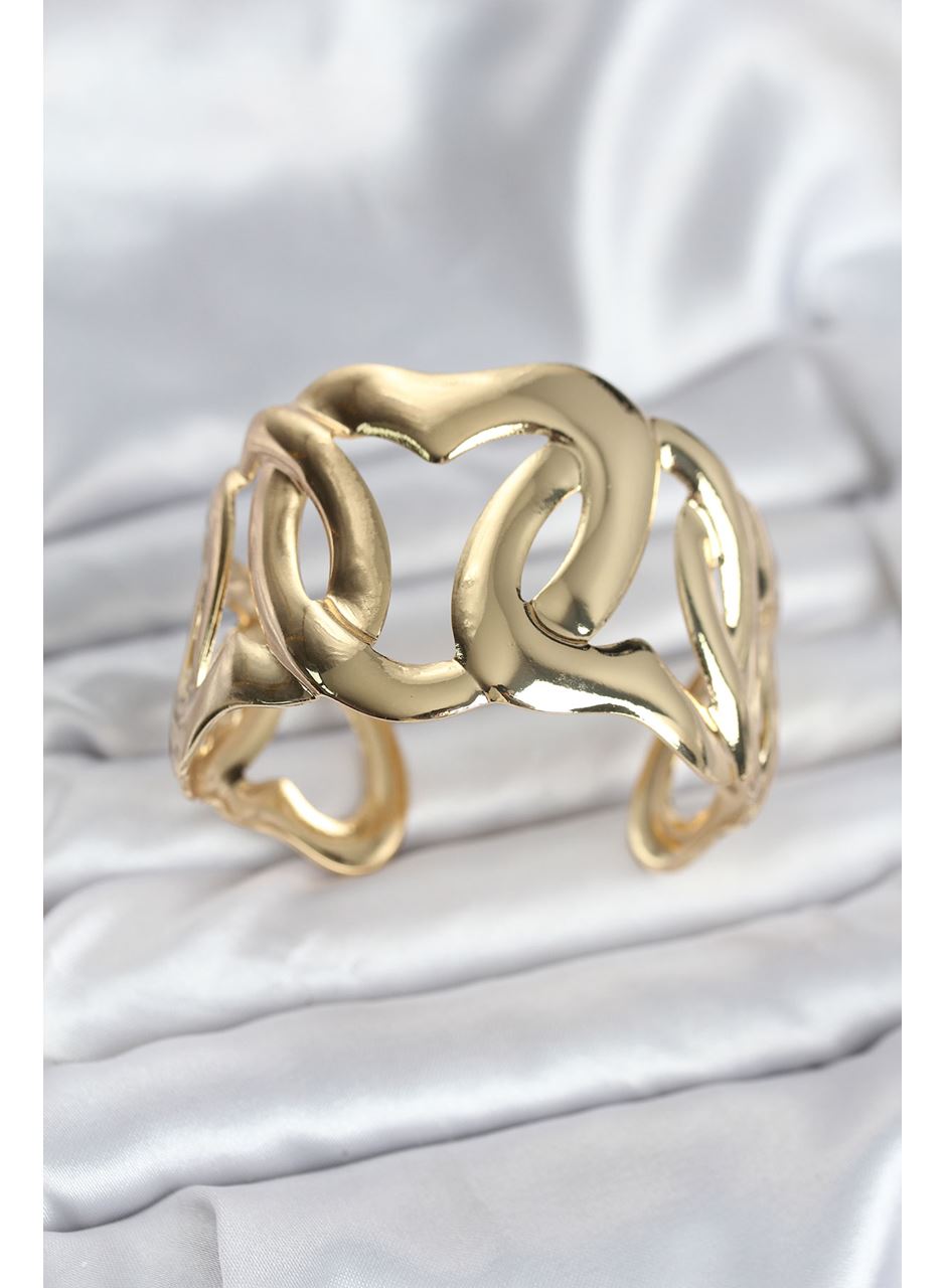 Pirinç Gold Renk Vintage Kadın Bileklik