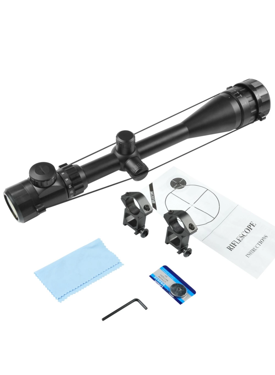 Yüksek Kaliteli 6-24x50 Aoeg Dürbünü çift Işık Kırmızı Yeşil Kaynaklı Zoomlu (b) (