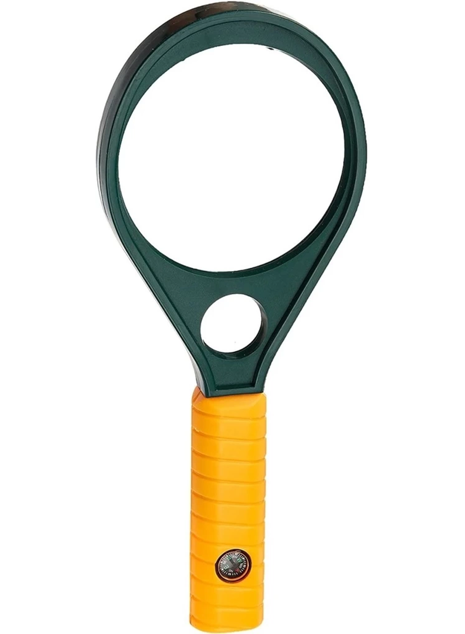 - Optik Cam El Büyüteç 65MM 6x 4x Pusulalı Çocuklar ve Yetişkinler MG89075 (