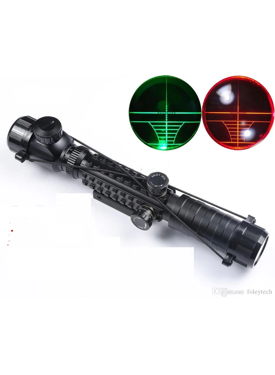 3-9x32 Eg Zoomlu Av Tüfeği Dürbünü çift Işık Kaynaklı (