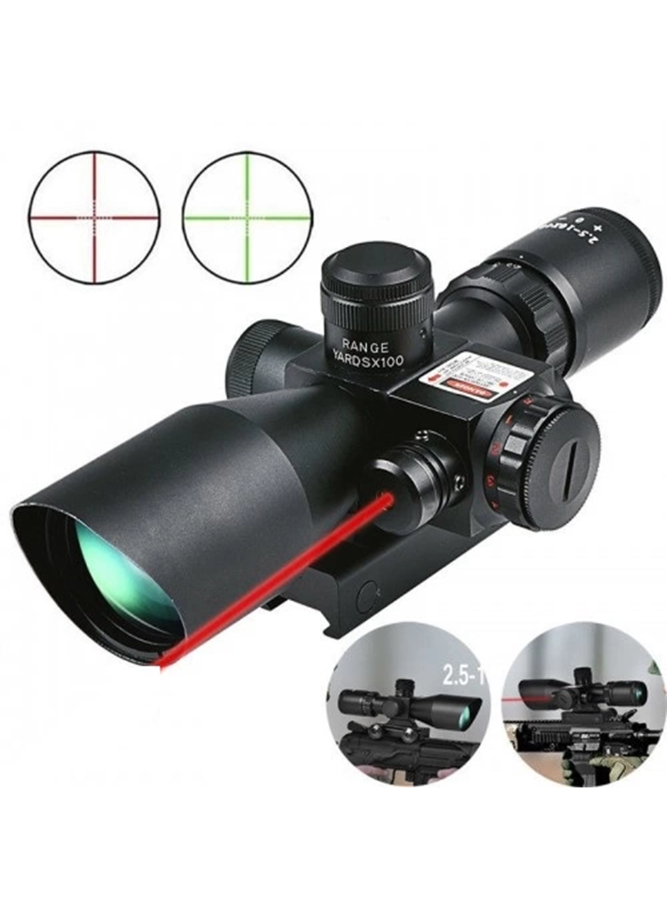 Süper Zoomlu – Lazerli – Profesyonel Av Tüfeği Dürbünü 2.5-10X40/E (