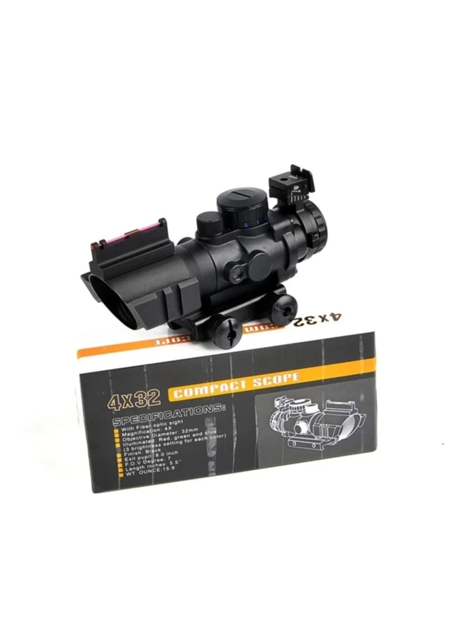 SPIKE 4X32 Kırmızı Işıklı Dürbünü 4x32 (