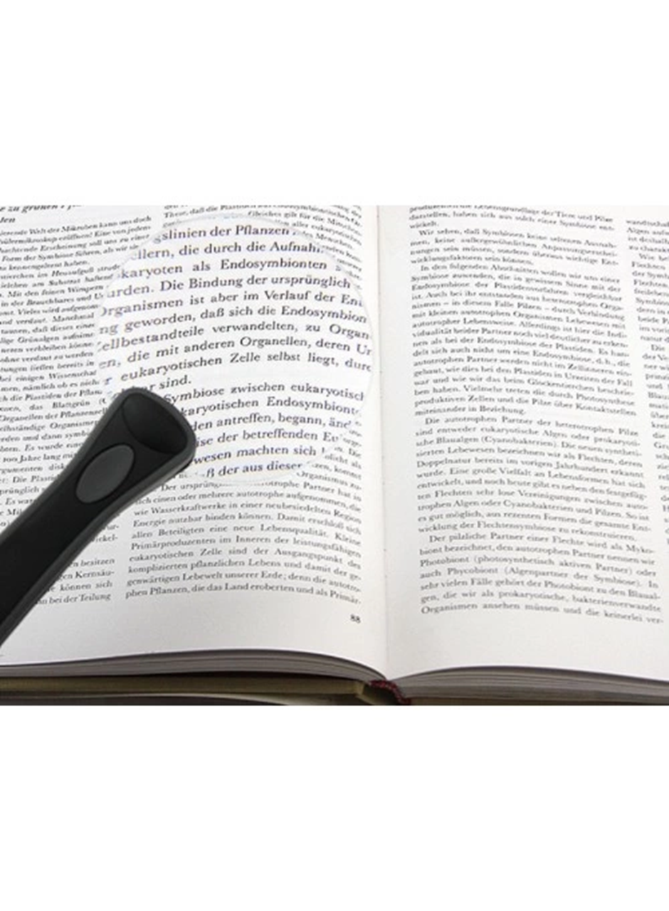 -2 Led Işıklı 2.5x-90mm Okuma Büyüteç (