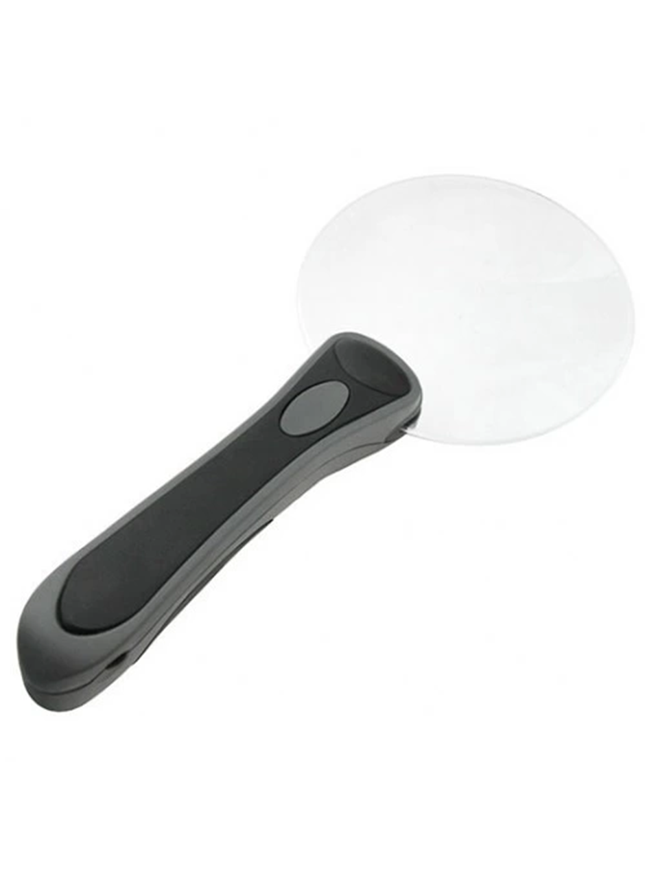 -2 Led Işıklı 2.5x-90mm Okuma Büyüteç (