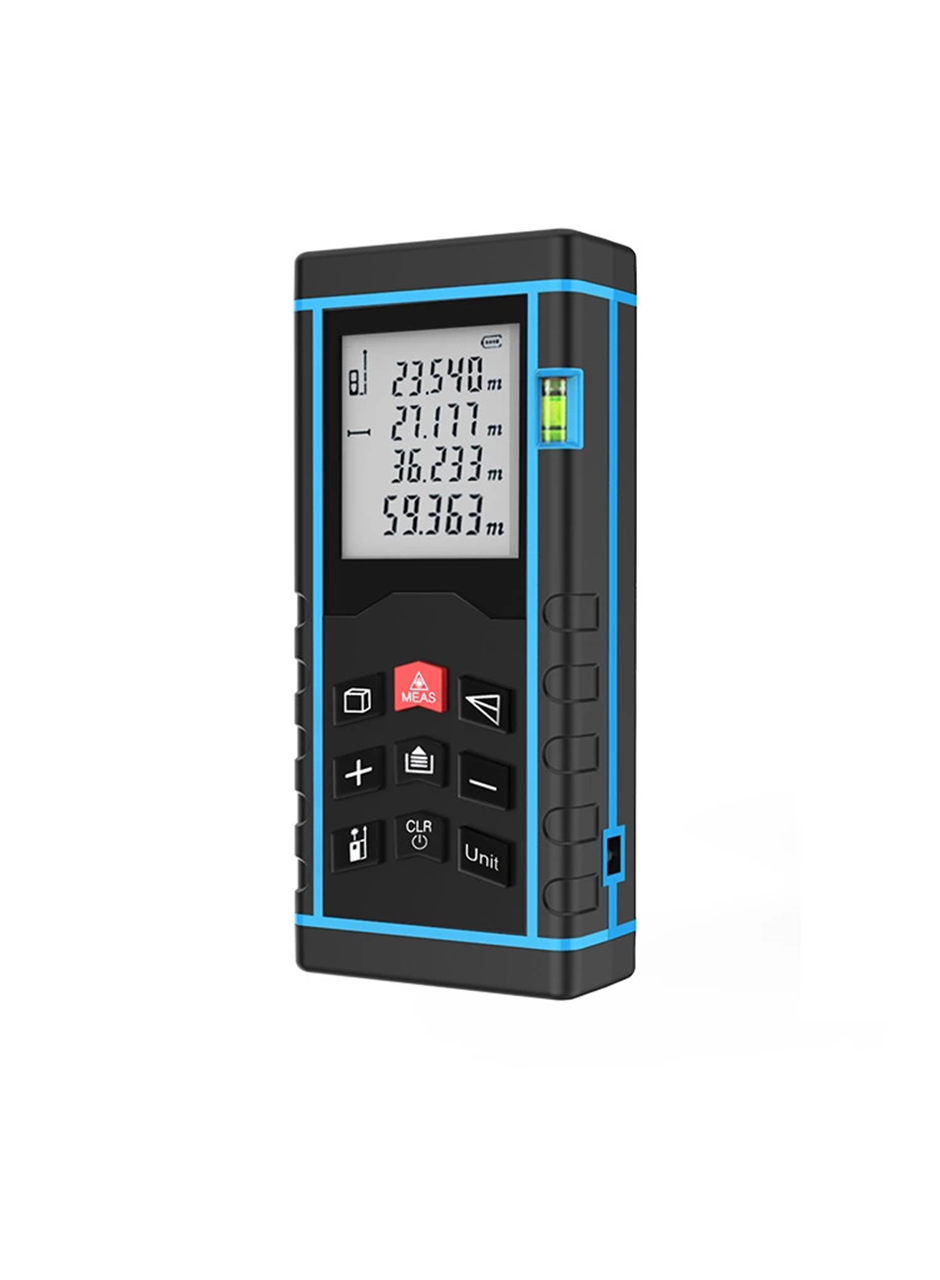 Profesyonel 40 Metre Dijital Lazer Metre Ölçer LCD Ekran, Su Terazili, Alan Hacim, Pisagor Hesaplama ve 20 Kayıt Hafızası (