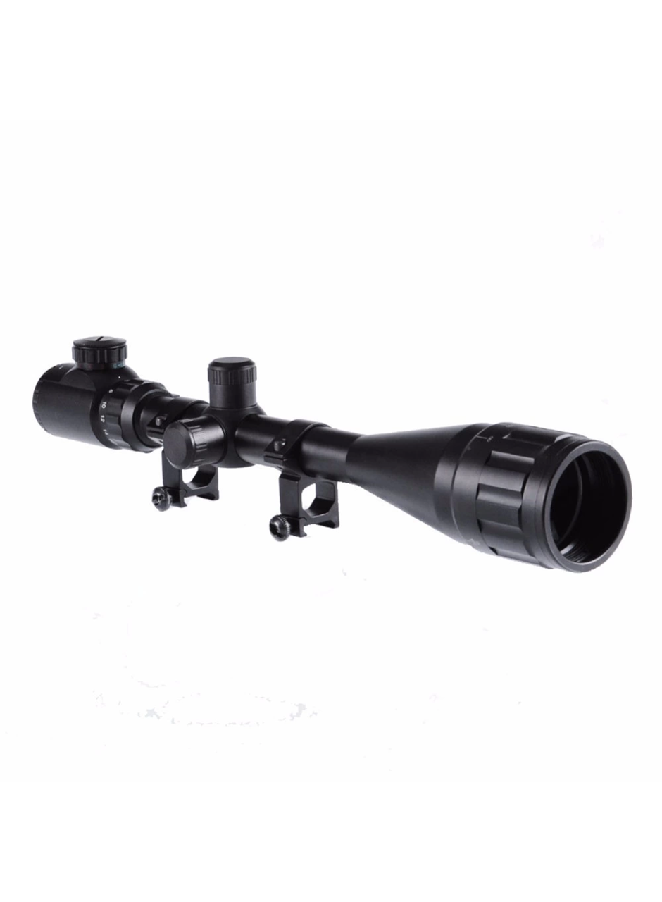 6-24x50 Aoe Dürbünü çift Işık Kırmızı,yeşil Kaynaklı Zoomlu (