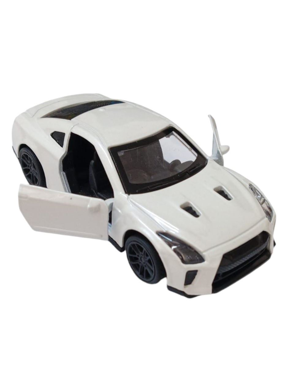 Çek Bırak Metal Araba - 4311E - Beyaz