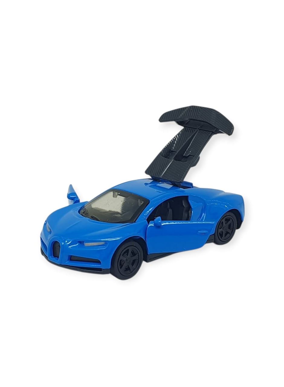 Çek Bırak Metal Küçük Arabalar 8 cm - 6411A-18 - Mavi