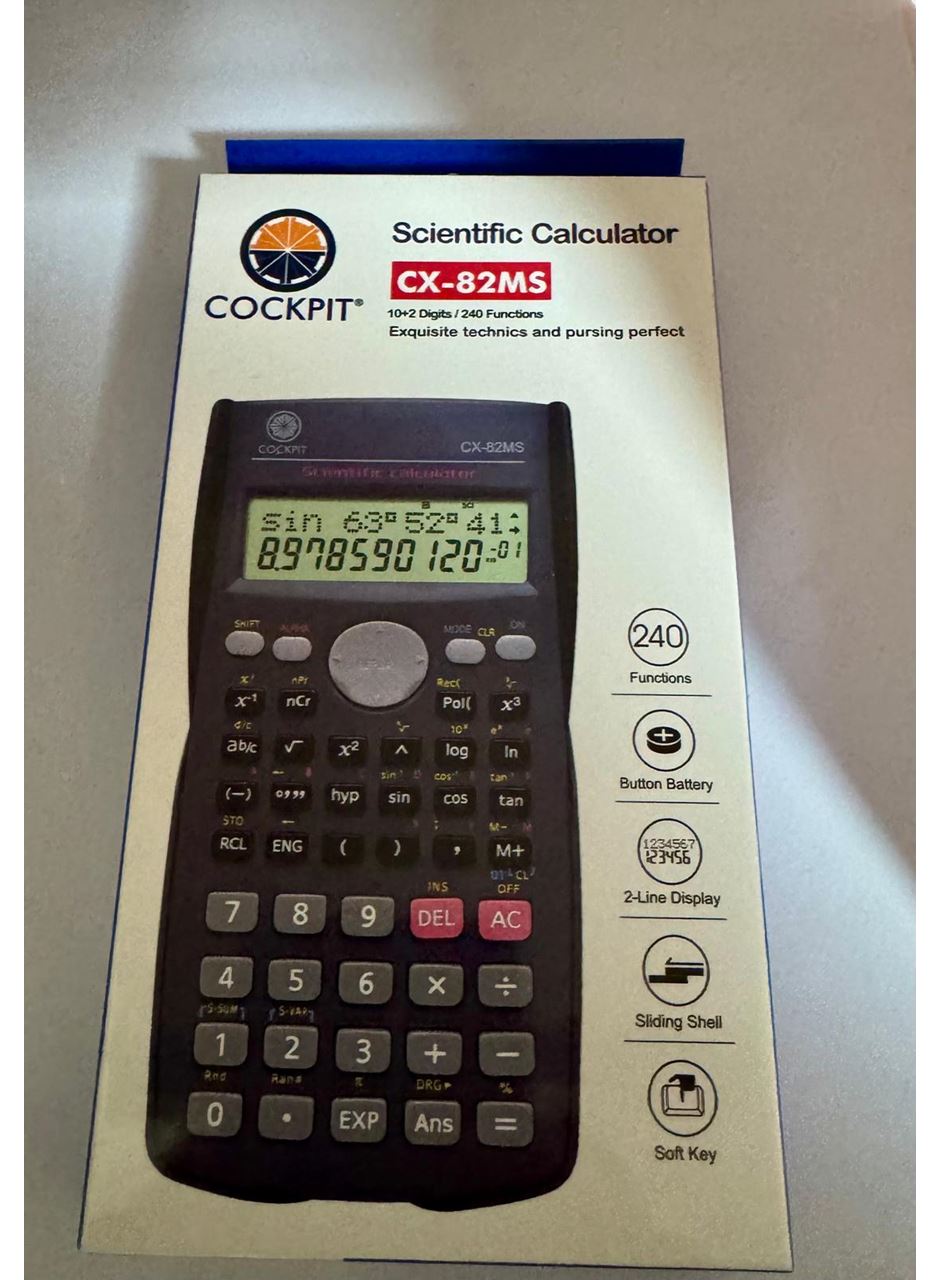 FONKSİYONLU HESAP MAKİNASI CX-82 MS