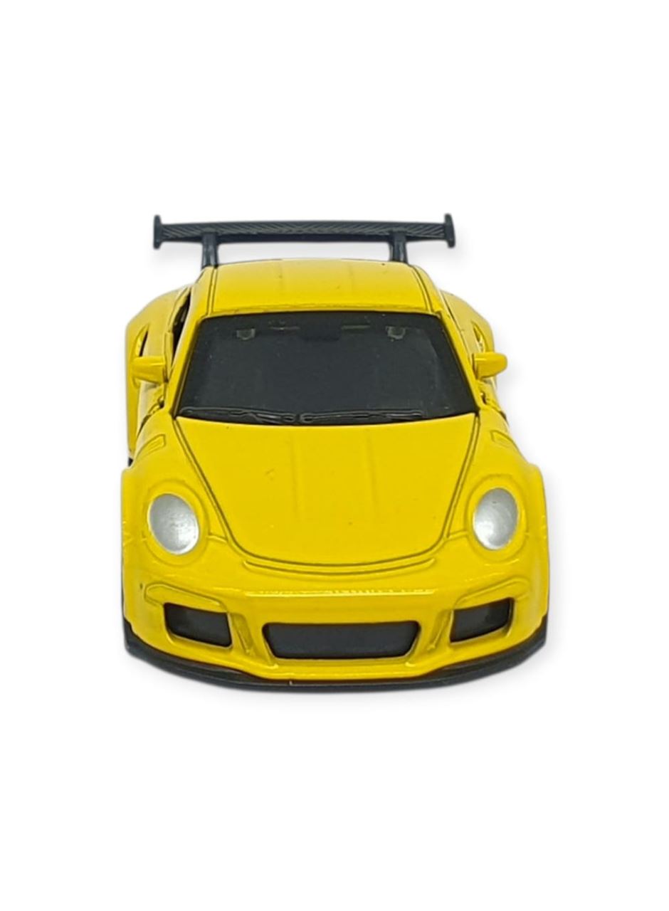 Çek Bırak Metal Küçük Arabalar 8 cm - 6411A-19 - Sarı