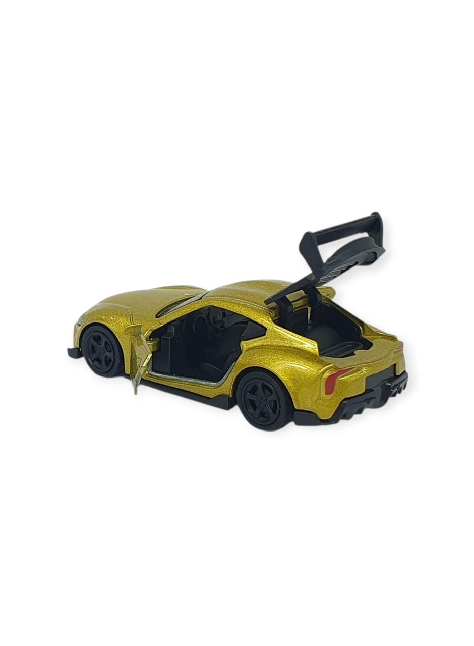 Çek Bırak Metal Küçük Arabalar 8 cm - 6411A-13 - Altın