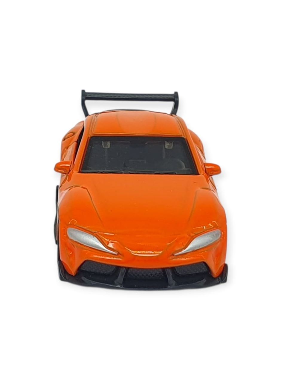 Çek Bırak Metal Küçük Arabalar 8 cm - 6411A-14 - Turuncu
