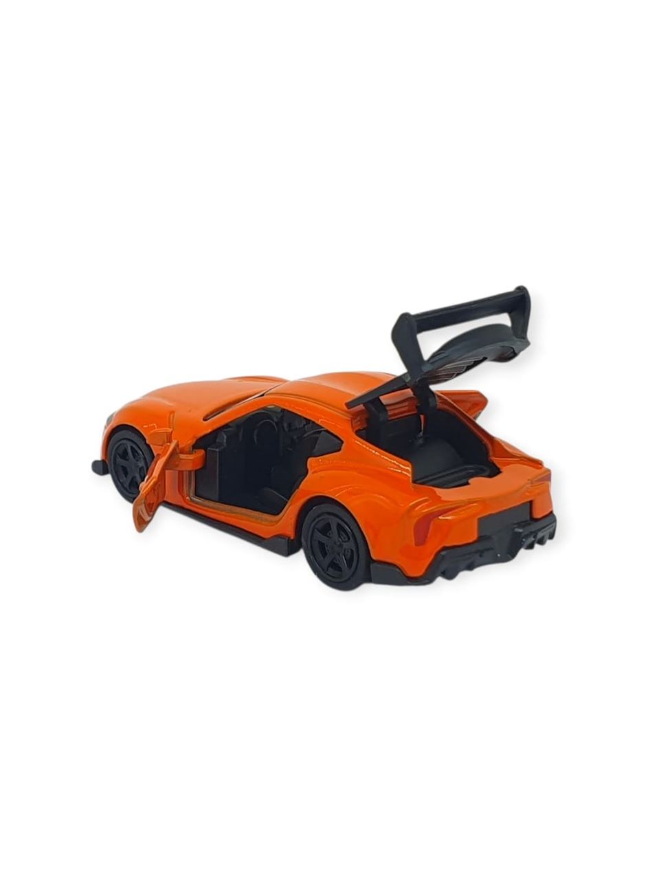 Çek Bırak Metal Küçük Arabalar 8 cm - 6411A-14 - Turuncu