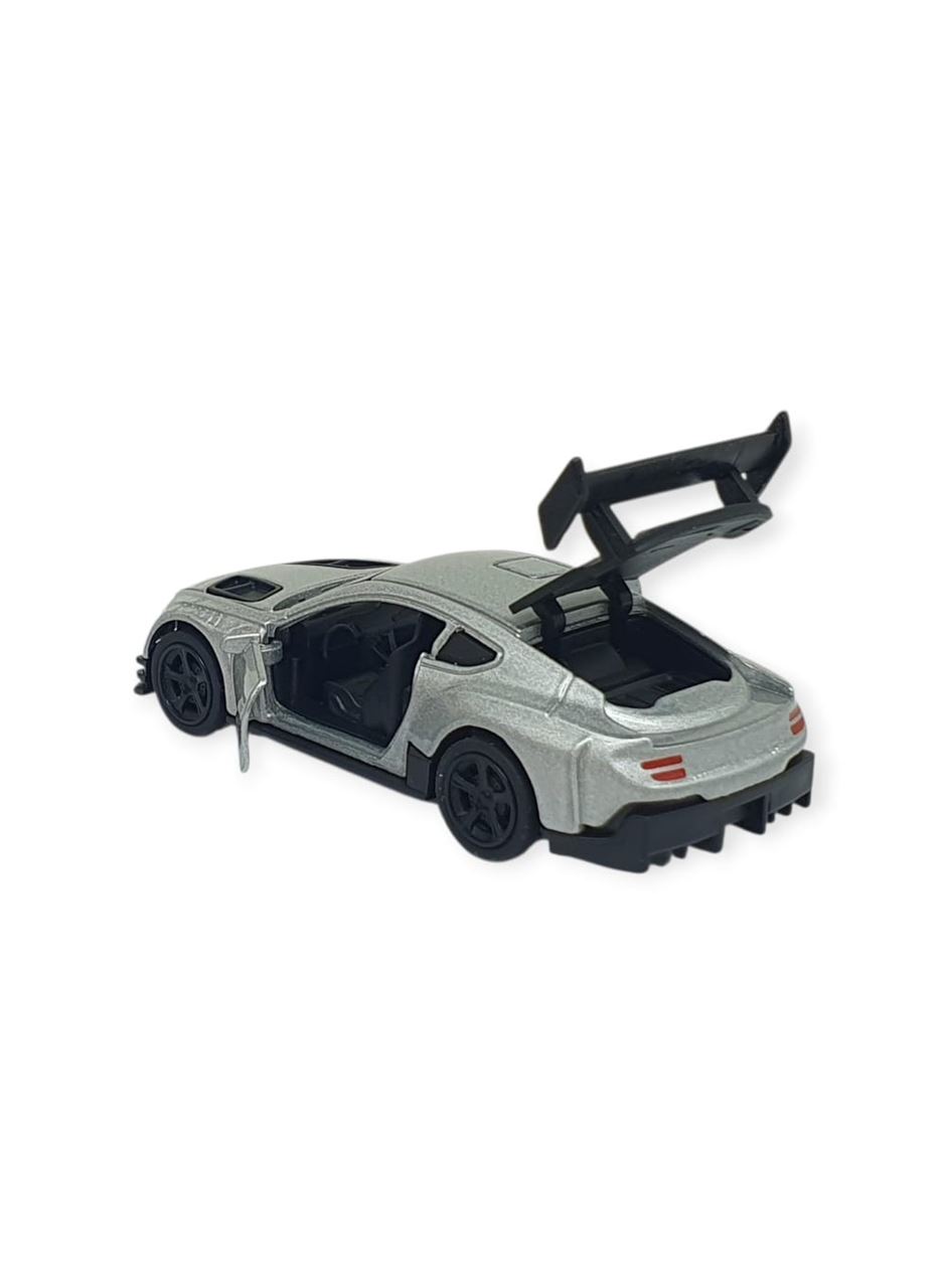 Çek Bırak Metal Küçük Arabalar 8 cm - 6411A-16 - Gümüş