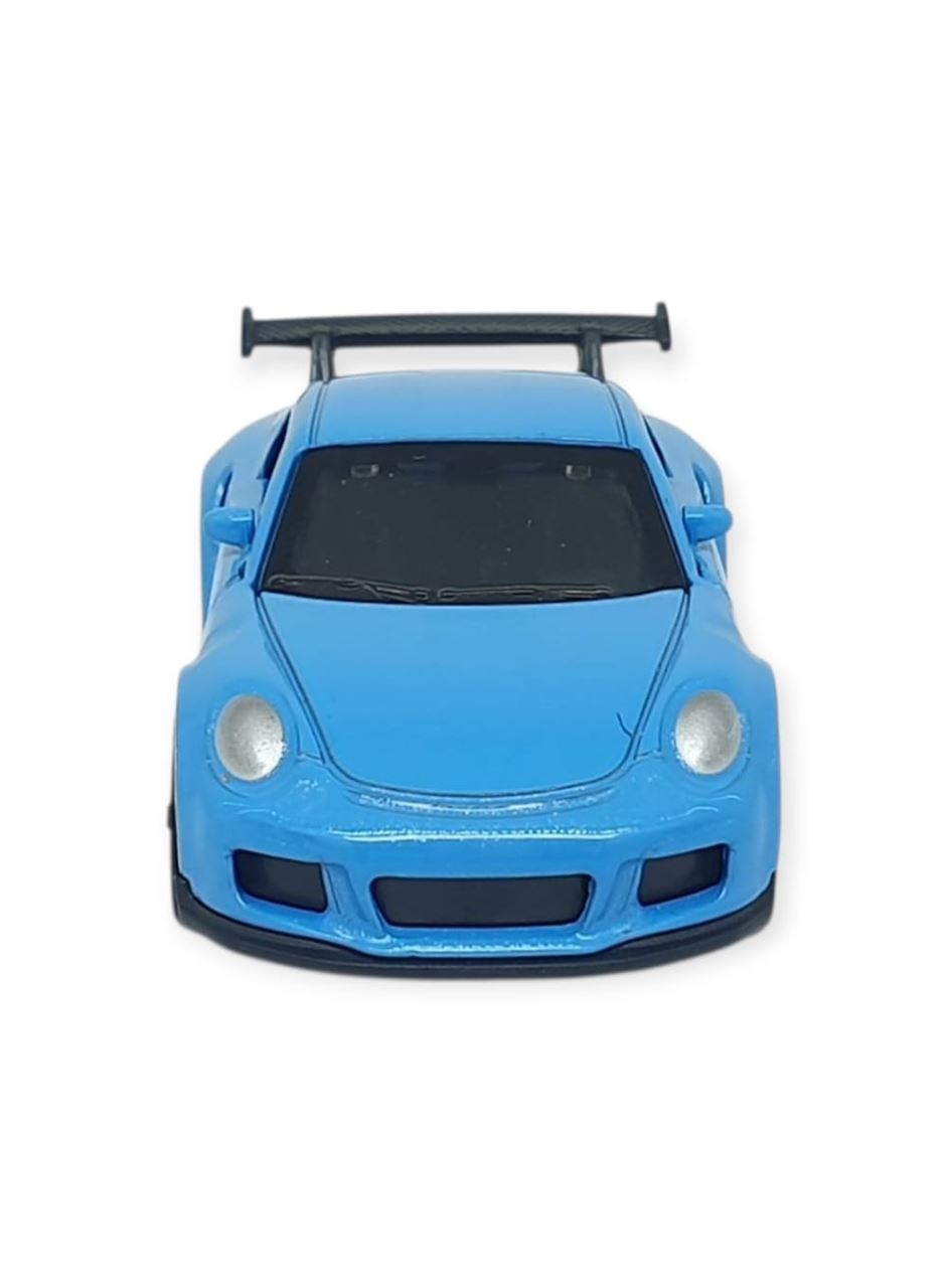 Çek Bırak Metal Küçük Arabalar 8 cm - 6411A-1 - Mavi