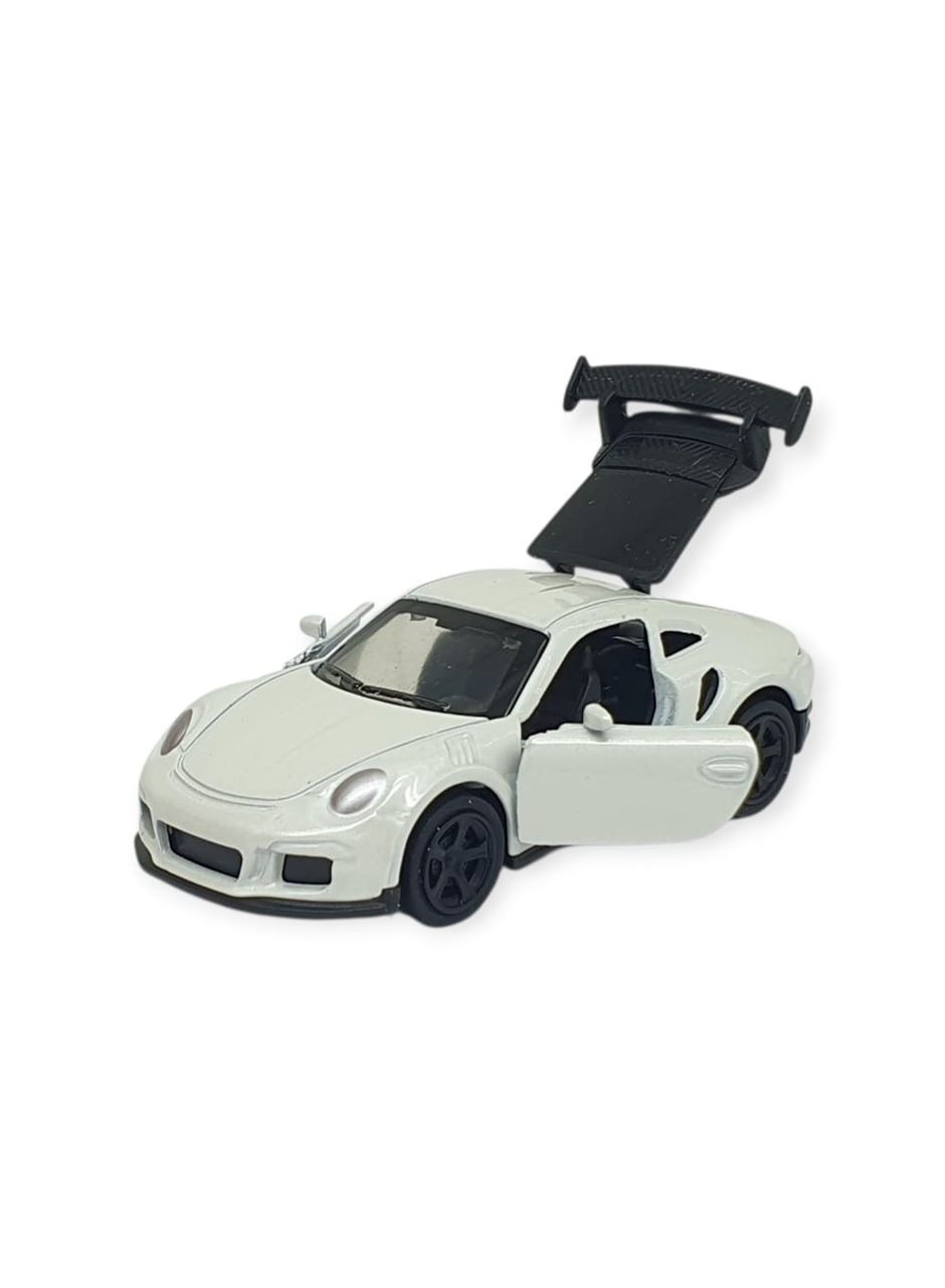 Çek Bırak Metal Küçük Arabalar 8 cm - 6411A-7 - Beyaz