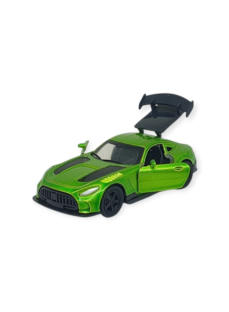 Çek Bırak Metal Küçük Arabalar 8 cm - 6411A-10 - Yeşil